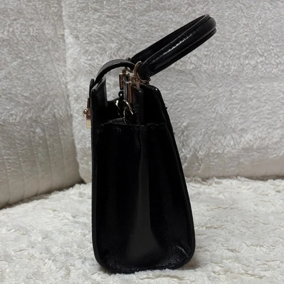 Kate Spade Sunset Lane Kirin Black Glitter Bag with Chain - Picture 5 of 9